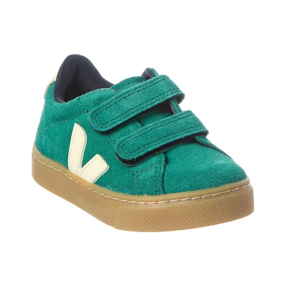 Veja Small Esplar Suede Sneaker, Green
